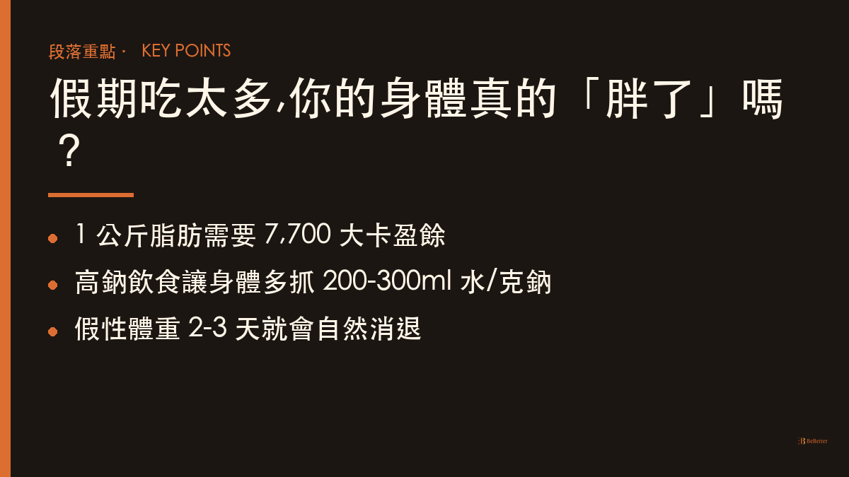 假期吃太多怎麼救回來 身體反應重點