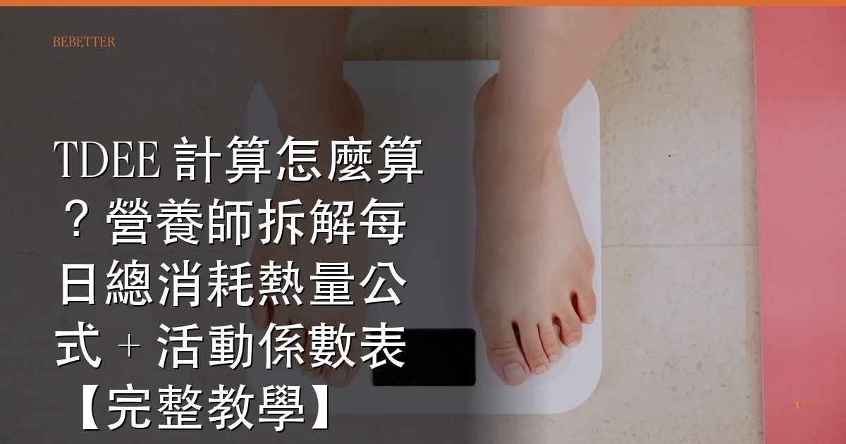 tdee計算 封面圖