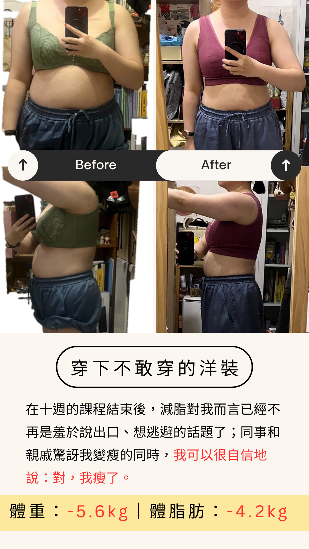 李宜瑄 BeBetter 學員見證 — 瘦下來皮膚鬆弛怎麼辦