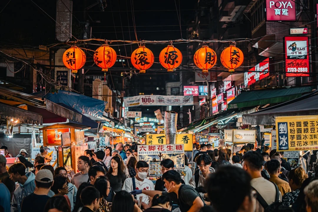 台灣夜市小吃實景 — 夜市小吃熱量地雷提醒