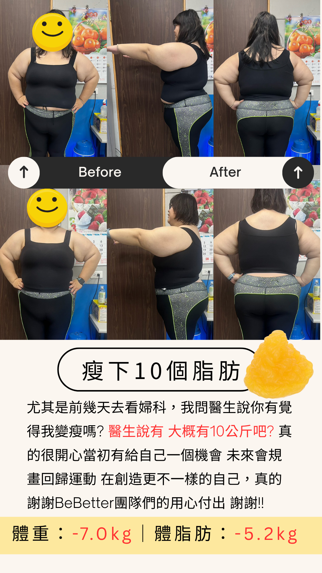 葉欣怡 BeBetter 學員見證 — 一週減脂菜單範例