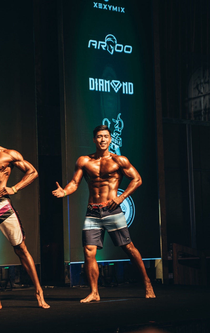 Ricky 健美比賽舞台
