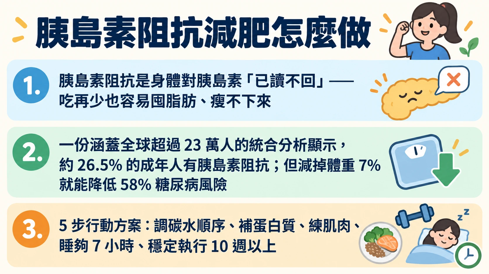 胰島素阻抗減肥 重點摘要
