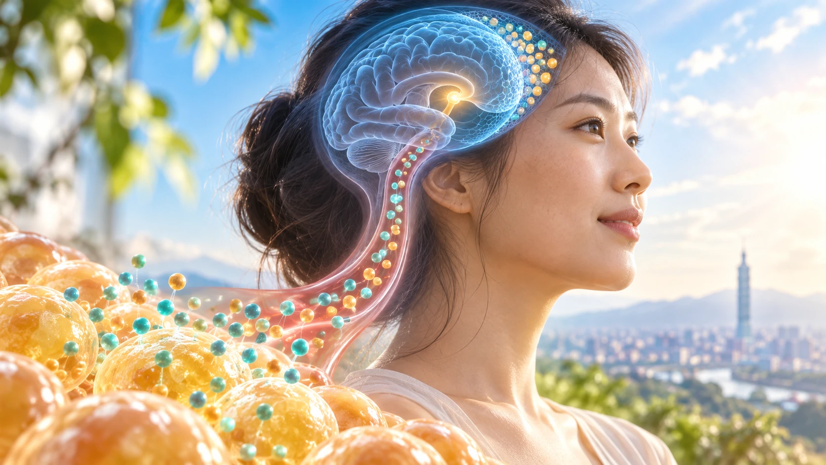 瘦體素與飢餓素 視覺化說明:瘦體素訊號從脂肪細胞出發卻被血腦障壁擋住無法傳達到大腦下視丘