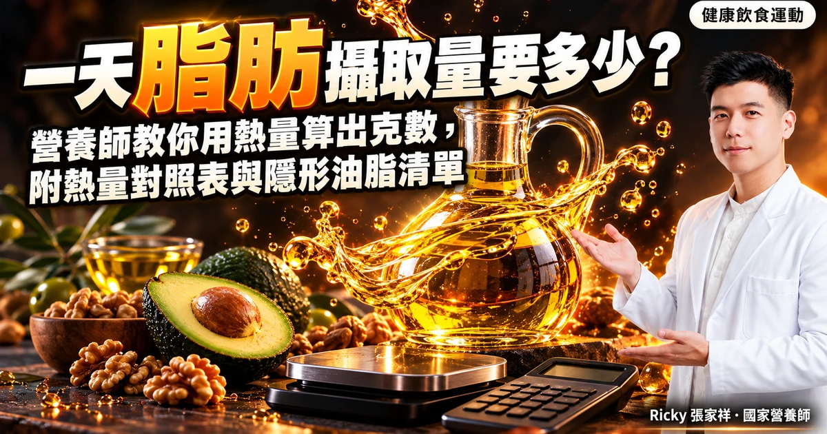 一天脂肪攝取量 封面